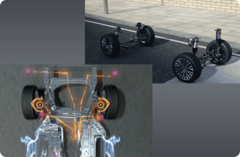 Suspensi McPherson Depan dan Multi-link Belakang