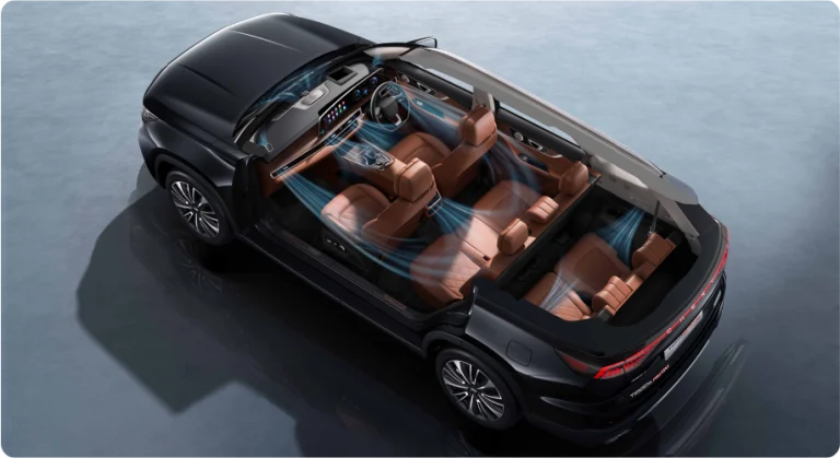 SUV 7 Seater dengan AC di semua baris