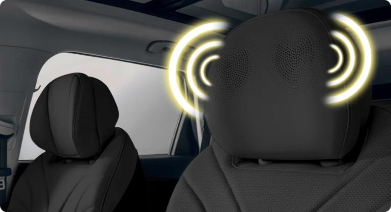 Speakers Sandaran Kepala